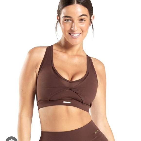 Chocolate Brown, Gymshark Workout Set, Whitney Simmons Collection - Picture 1 of 7